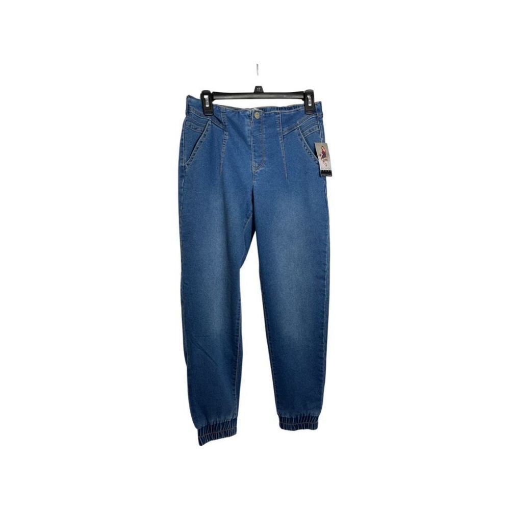 Sofia Vergara Pleat Waist Jogger,Womens size 2, light wash